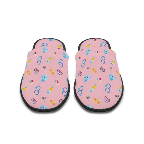 Personalized Nurse Cotton Slippers