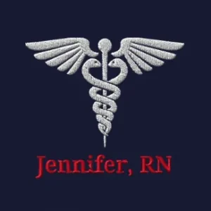 custom nurse sweatshirt with name caduceus