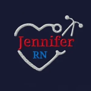 custom nurse sweatshirt with name stethoscope