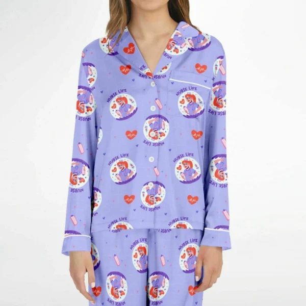 Nurse Themed Satin Pajamas