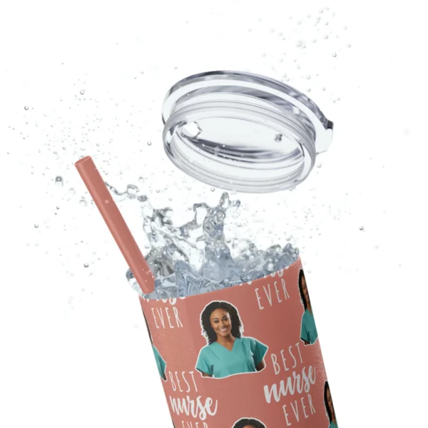 Custom Nurse Skinny Tumbler - Image 3