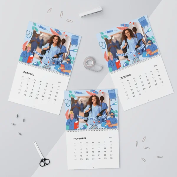 Custom Nurse Wall Calendar 2024 context